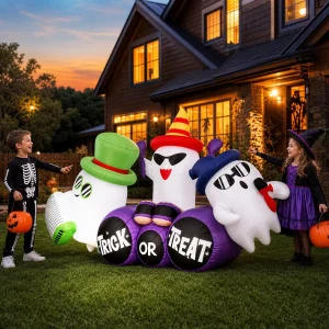 Inflatable 8ft Halloween Ghost Band